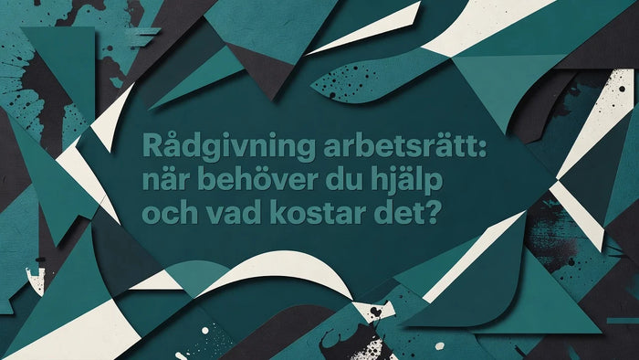 Professional header image for list-based article: Rådgivning arbetsrätt: när behöver du hjälp och vad kosta...