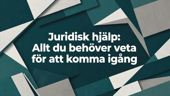 Professional header image for list-based article: Juridisk hjälp: Allt du behöver veta för att komma igång