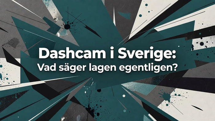 Professional header image for industry analysis: Dashcam i Sverige: Vad säger lagen egentligen?